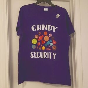 Candy Security Purple Shirt